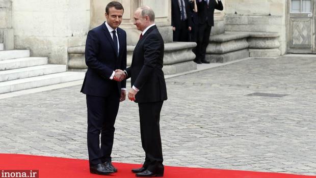 دیدار روسای جمهوری فرانسه و روسیه/ تاکیید بر تحریم بیشتر مسکو