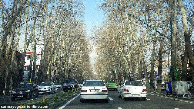 نوسازی المان های ترافیکی قلب تهران 