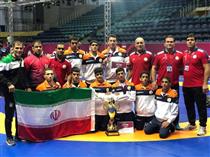 تیم کشتی آزاد نوجوانان ایران با ۷ طلا، یک نقره و یک برنز قهرمان آسیا شد