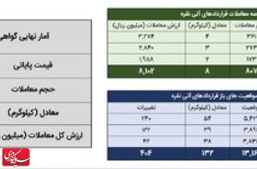 معامله ۳۳ کیلوگرم شمش نقره در بورس کالا